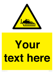 Custom warning grounding cruiser on lock cill